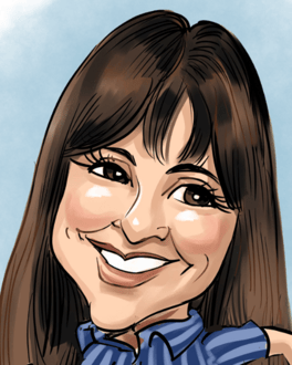 Miranda Ruffino - Portrait Caricature