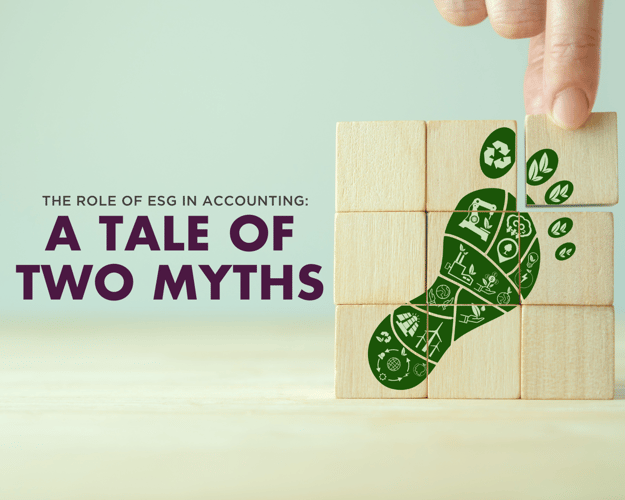 The Role of ESG in Accounting A tale of two myths