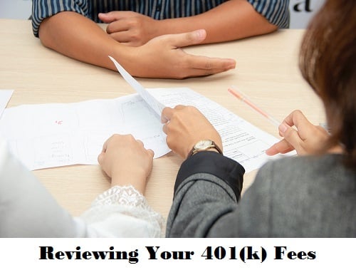 Reviewing your 401k fees