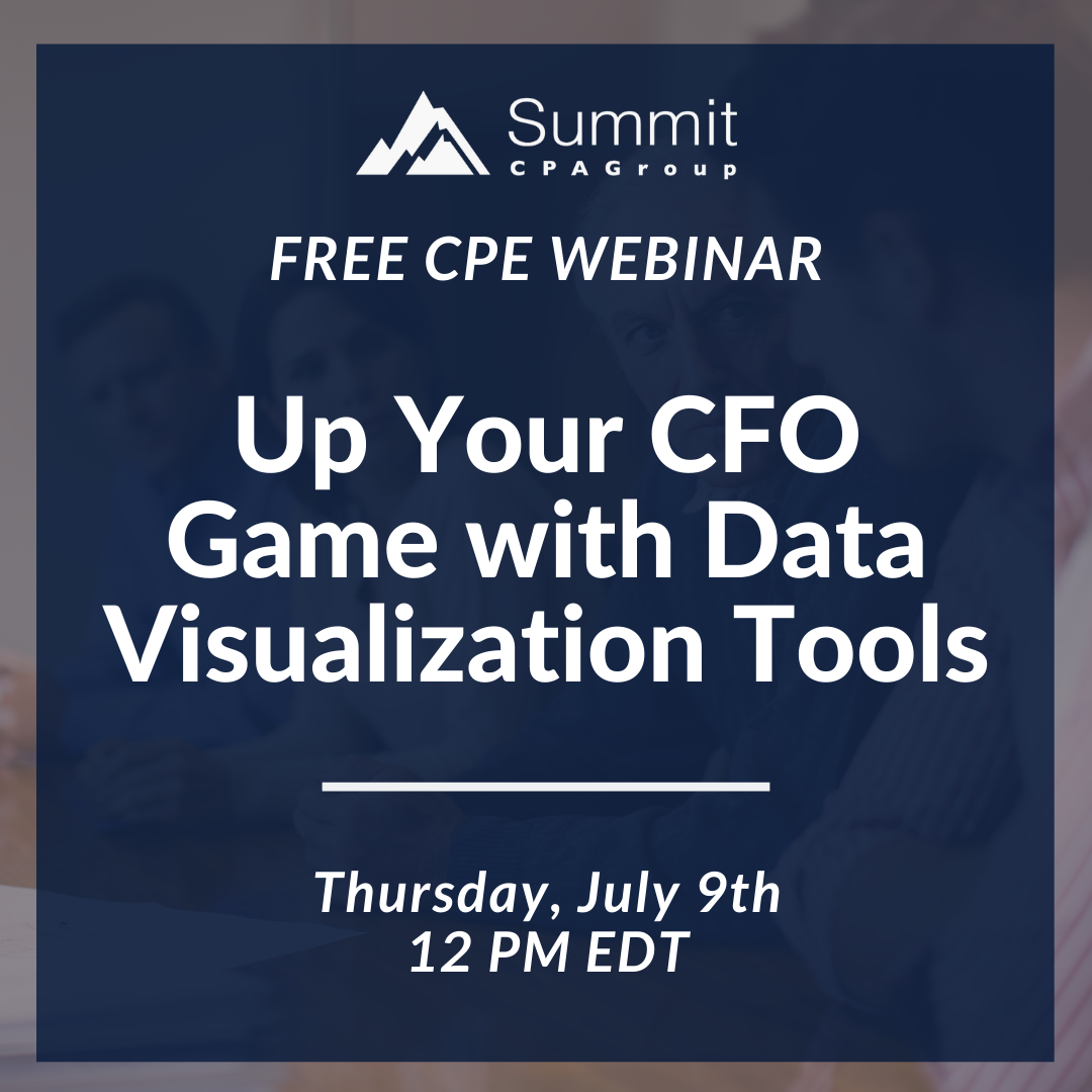 Up Your CFO Game with Data Visualization Tools