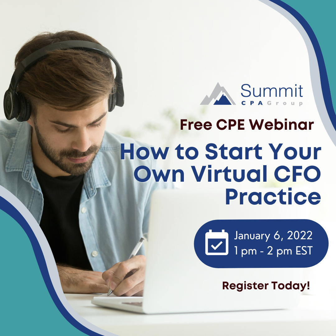 January Webinar - How to Start Your Own Virtual CFO Practice