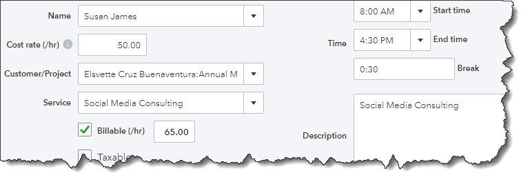 Billing Your for Expenses and Time in QuickBooks