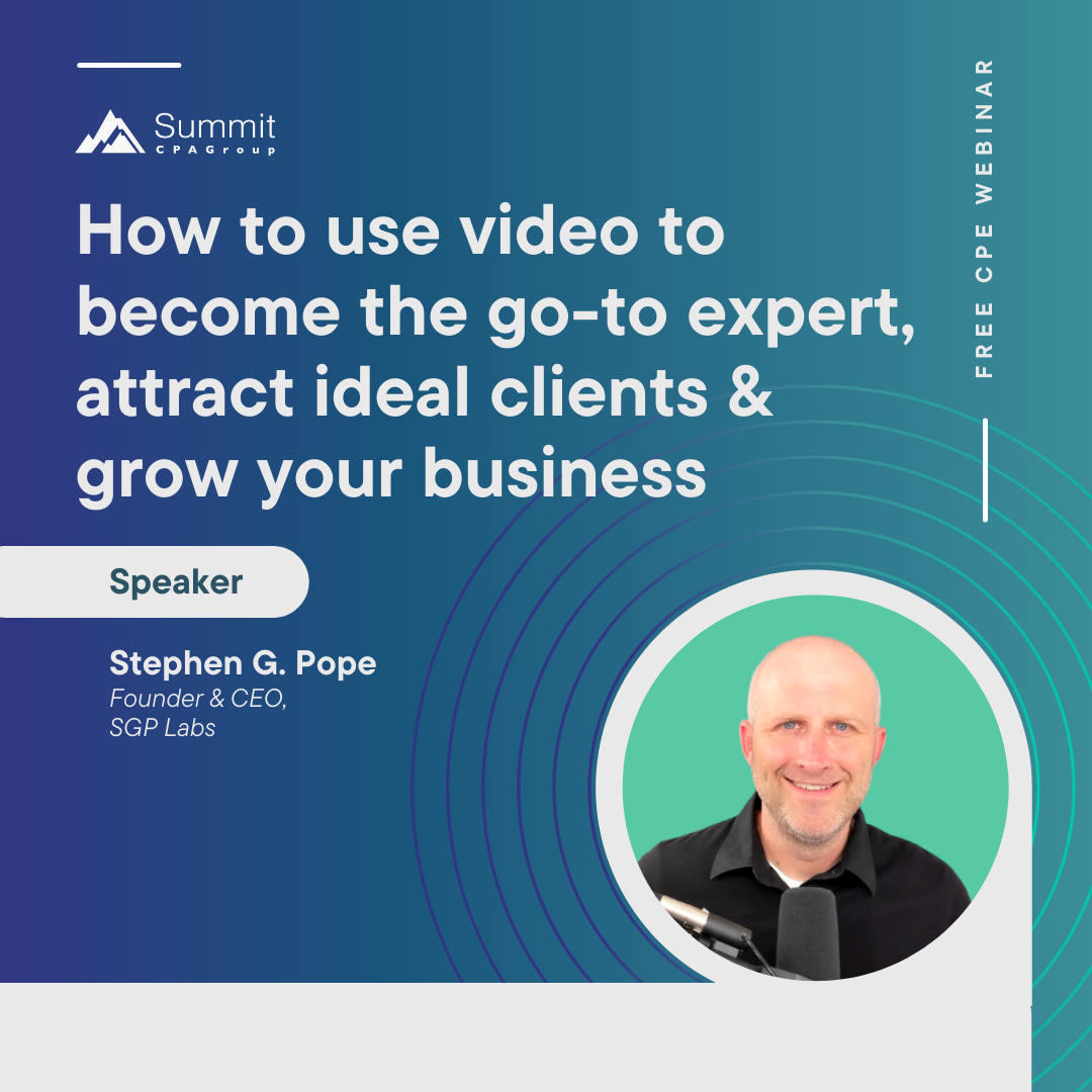 How to use video to become the go-to expert, attract ideal clients & grow your business